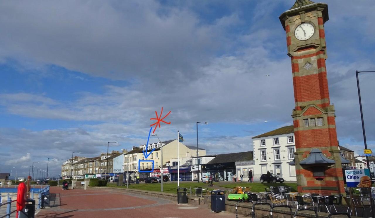 The Croston Balcony Apartment- Morecambe Central Promenade, Beach Front And Sea Views מראה חיצוני תמונה